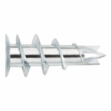 POWERS Zinc Zip-It One Piece Self Drilling Wallboard Anchors, 3/8in to 1in Wall, Zamac Alloy POW 02356Z